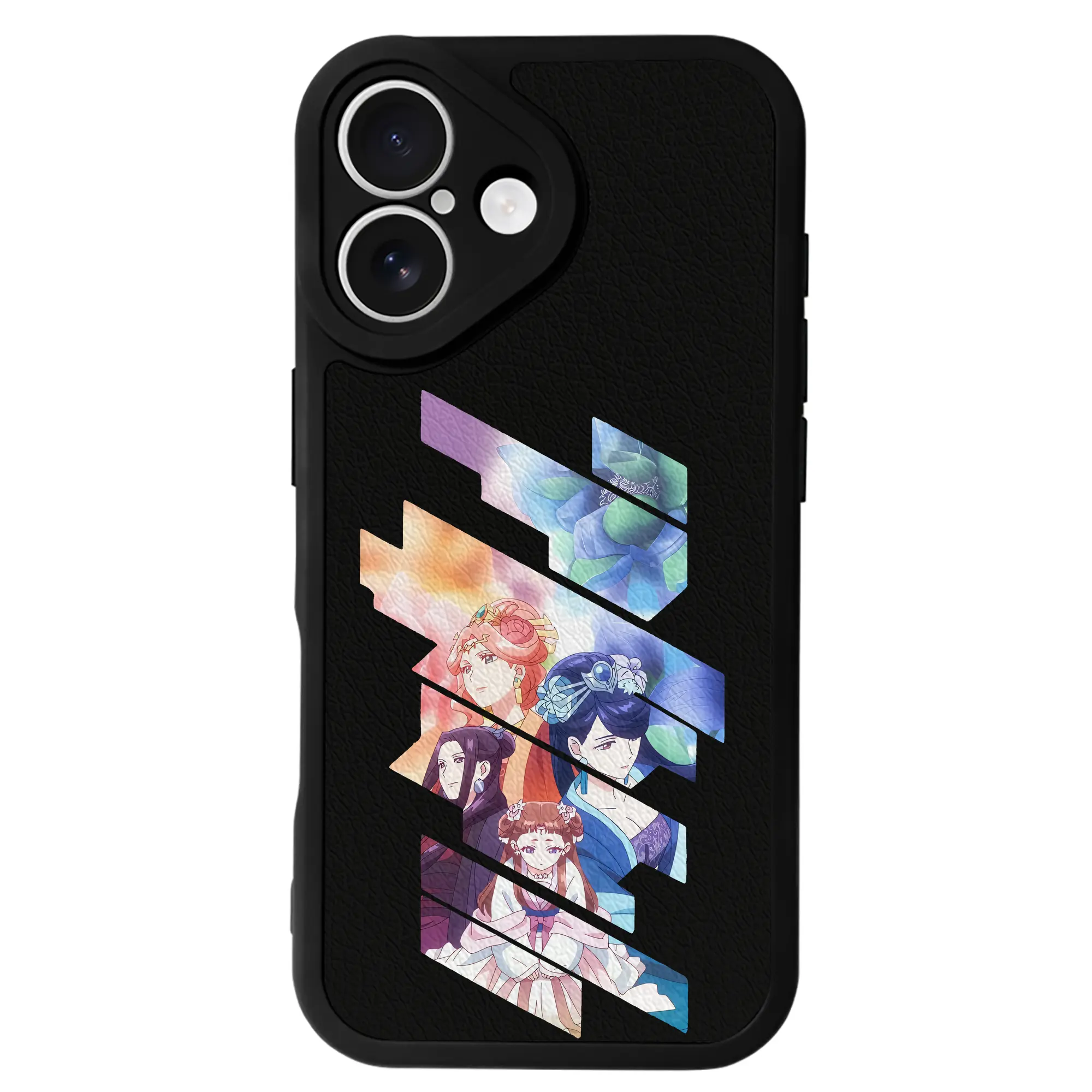 薬屋のひとりごと グッズ,梨花妃 - IPhone 16シリーズ対応 ・ シリコンスマホケース ・ レザー調 ・ 高精度フィット ・ 耐衝撃 ・ ワイヤレス充電対応 ・ 精密カット